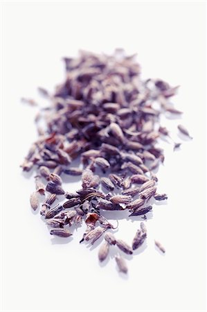 food white background - Dried lavender flowers Stock Photo - Premium Royalty-Free, Code: 659-06306524