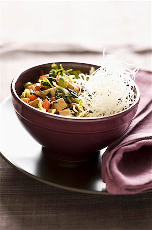 simsearch:659-06186718,k - Vegetable Tofu Salad Stock Photo - Premium Royalty-Free, Code: 659-06306605