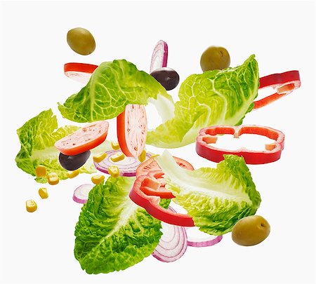 salad vegetables - Various salad ingredients Stock Photo - Premium Royalty-Free, Code: 659-06307084