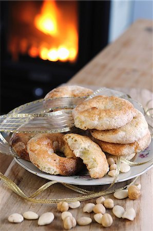 Biscotti Rococo (Italian almond biscuits) Foto de stock - Sin royalties Premium, Código: 659-06307578