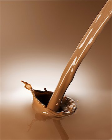 effect - A splash of cocoa Stock Photo - Premium Royalty-Free, Code: 659-06307738