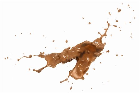 fluid splashing - A splash of cocoa Stock Photo - Premium Royalty-Free, Code: 659-06307739