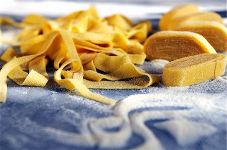 raw pasta photography - Home-made tagliatelle Stock Photo - Premium Royalty-Free, Code: 659-06307796