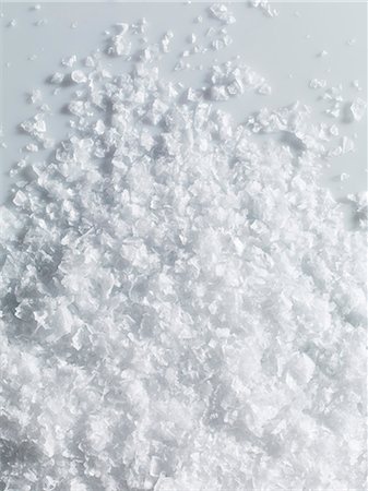 Flakes of sea salt Foto de stock - Sin royalties Premium, Código: 659-06372360