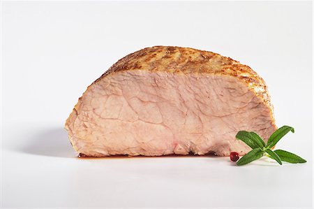 roast (cut of meat) - A slice of roasted veal Stock Photo - Premium Royalty-Free, Code: 659-06372558