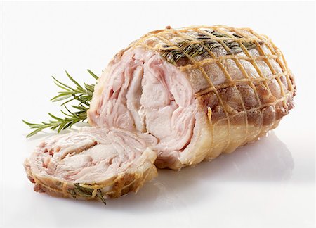 simsearch:659-06372574,k - Rabbit roulade with rosemary Stock Photo - Premium Royalty-Free, Code: 659-06372562