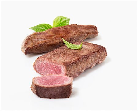 diente de ajo - Lamb steaks Foto de stock - Sin royalties Premium, Código: 659-06372563