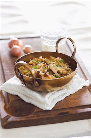 risotto - Mushroom risotto Stock Photo - Premium Royalty-Free, Code: 659-06372649