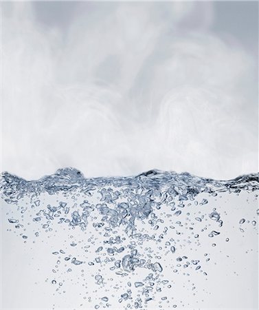 effervescing - Boiling Water, Close Up Foto de stock - Sin royalties Premium, Código: 659-06372998