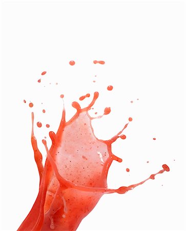 fruit cutout - A splash of banana, strawberry, blueberry, kiwi and grapefruit smoothie Stock Photo - Premium Royalty-Free, Code: 659-06373007