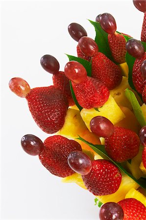 exotic cuisine - Fresh Fruit Kabob Bouquet Stock Photo - Premium Royalty-Free, Code: 659-06373095