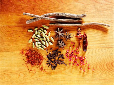 spices - Diverses épices Photographie de stock - Premium Libres de Droits, Code: 659-06373500