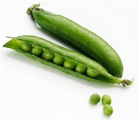 Two pea pods Foto de stock - Sin royalties Premium, Código: 659-06373831