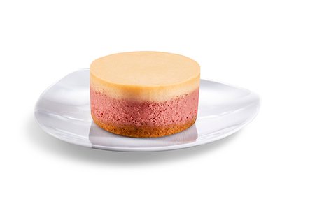 simsearch:659-07597124,k - Individual Raspberry Mousse Dessert Foto de stock - Sin royalties Premium, Código: 659-06494109