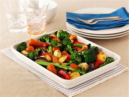 simsearch:659-06494819,k - Roasted vegetables Stock Photo - Premium Royalty-Free, Code: 659-06494819