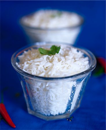simsearch:659-03527071,k - Cooked white rice, red chilli, Stock Photo - Premium Royalty-Free, Code: 659-06494942