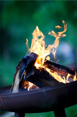 Burning barbecue coals Stock Photo - Premium Royalty-Free, Code: 659-06494957