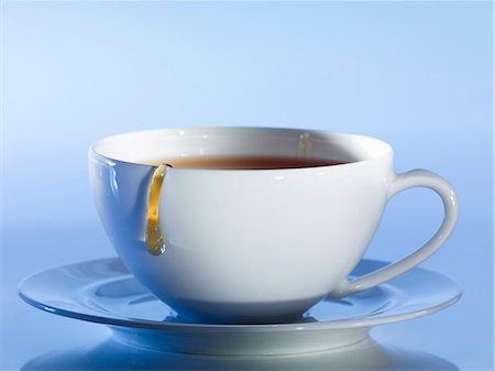 A cup of tea with honey Foto de stock - Sin royalties Premium, Código: 659-06495054