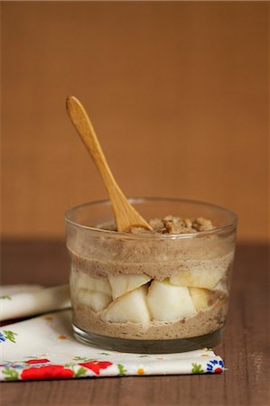 pudding - Tofu cream with apple Stock Photo - Premium Royalty-Free, Code: 659-06495444