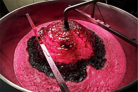 simsearch:659-07739305,k - Fresh mash being stirred for making red wine Stock Photo - Premium Royalty-Free, Code: 659-06493736