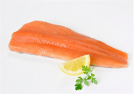 freshwater fish - Salmon trout fillet Stock Photo - Premium Royalty-Free, Code: 659-06493762