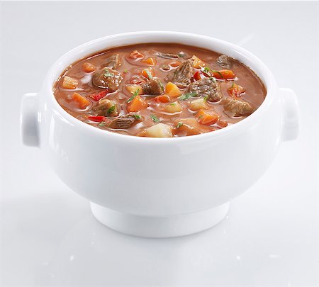 Goulash soup with carrots and peppers Stock Photo - Premium Royalty-Free, Code: 659-06671356