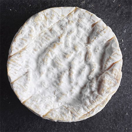 simsearch:659-06671621,k - A whole Camembert on a slate slab Stock Photo - Premium Royalty-Free, Code: 659-06671457