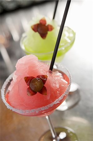 strawberry drink - Sweet Heart Margarita Stock Photo - Premium Royalty-Free, Code: 659-06900987
