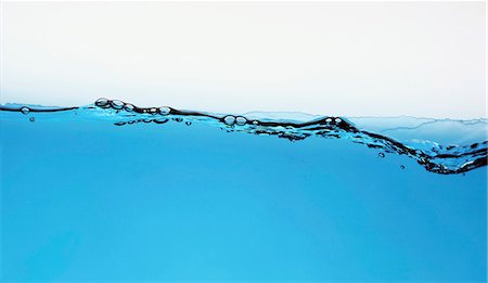 A blue wave of water Stock Photo - Premium Royalty-Free, Code: 659-06901652