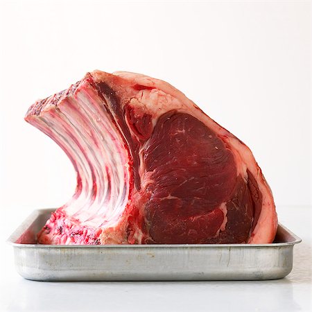 Rack of beef Foto de stock - Sin royalties Premium, Código: 659-06902082