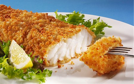 plato - Baked cod Foto de stock - Sin royalties Premium, Código: 659-06902589