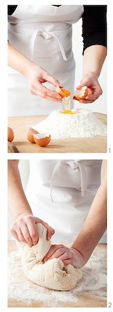 Making cake mixture Photographie de stock - Premium Libres de Droits, Code: 659-06903605