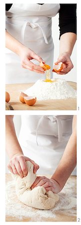 female pastry chef - Making cake mixture Stock Photo - Premium Royalty-Free, Code: 659-06903605