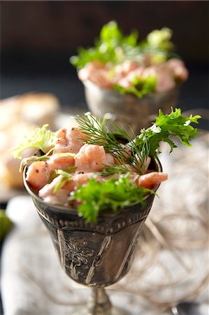 dillweed - Prawn cocktail with dill Stock Photo - Premium Royalty-Free, Code: 659-07027349