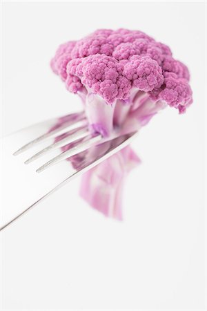 A pink cauliflower floret Stock Photo - Premium Royalty-Free, Code: 659-07027532