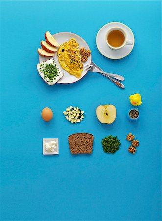 A healthy kid's breakfast Photographie de stock - Premium Libres de Droits, Code: 659-07028769