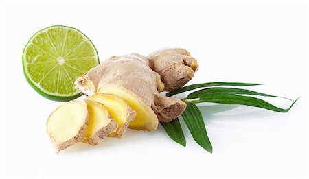 Ginger and lime Foto de stock - Sin royalties Premium, Código: 659-07068737