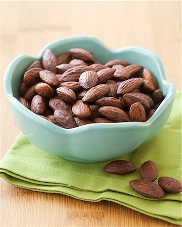 seeds and nuts - A Bowl of Tamari Almonds Stock Photo - Premium Royalty-Free, Code: 659-07069136