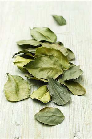 simsearch:659-07599168,k - Dried kaffir lime leaves Foto de stock - Sin royalties Premium, Código: 659-07596998