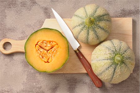 Fresh melons Stock Photo - Premium Royalty-Free, Code: 659-07598690