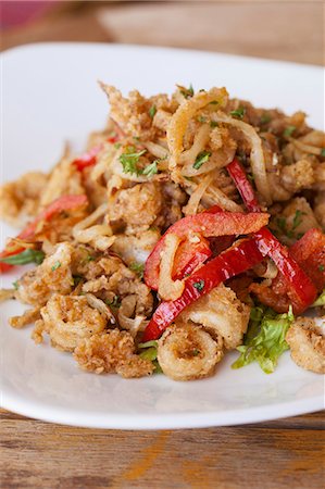 simsearch:659-07598117,k - Fried Calamari Foto de stock - Sin royalties Premium, Código: 659-07598794