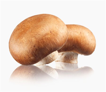 Two brown mushrooms Stock Photo - Premium Royalty-Free, Code: 659-07599299