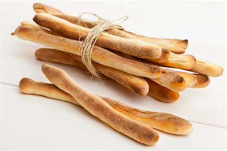 Home-made grissini (Italian breadsticks) Stock Photo - Premium Royalty-Free, Code: 659-07610057