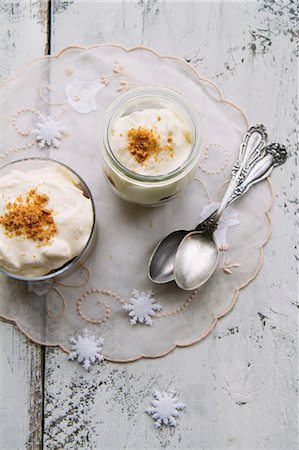 Christmas Pudding trifles Photographie de stock - Premium Libres de Droits, Code: 659-07959004