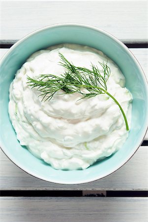 foods for dip - Greek tzatziki dip Stock Photo - Premium Royalty-Free, Code: 659-07959001