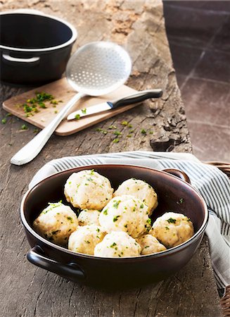 Bread dumplings Foto de stock - Sin royalties Premium, Código: 659-07959250