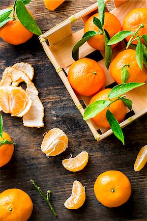 Mandarin oranges Stock Photo - Premium Royalty-Free, Code: 659-07959756