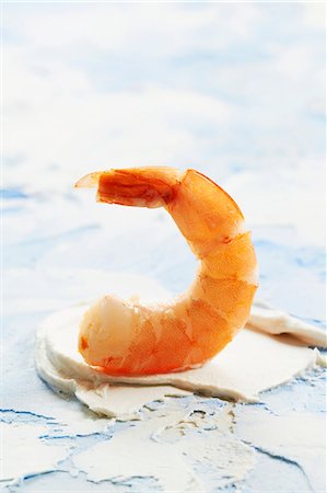 A cooked king prawn tail Stock Photo - Premium Royalty-Free, Code: 659-07959832