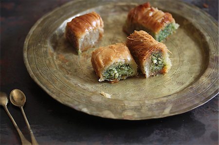 Baklawa Stock Photo - Premium Royalty-Free, Code: 659-08895776