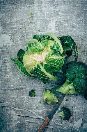 simsearch:659-06671100,k - broccoli and cauliflower Foto de stock - Sin royalties Premium, Código: 659-08896195